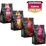 Anisah Coffee Premium Espresso Kahve Seti (Çekirdek) Bolivar, Genoa, Romeo, Extra Aroma 4X1000Gr - 4 kg
