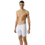 Anıt 1114 3 Adet Likralı Beyaz Uzun Boxer Külot Abani Classic