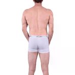 Anıt 1115 Likralı Esnek 3'lü Beyaz Erkek Boxer