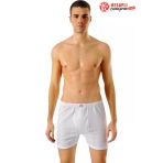 Anıt 1152 Erkek %100 Pamuklu Rahat Paçalı Klasik Tekli Boxer