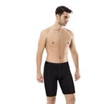 Anıt 1276 Penye Likralı Super Soft Uzun Siyah Erkek Boxer