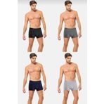 ANIT 1284 ERKEK NEFES ALAN BAMBU KARIŞIK RENKLİ BOXER 4 ADET