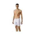 Anıt 6'lı Paket 1114 Likralı Uzun Erkek Boxer - Beyaz
