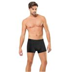 Anıt Erkek Bambu Boxer, Nefes Alan, Normal Bel, Siyah, XL, 3 Adet
