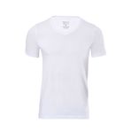Anıt Erkek Beyaz V Yaka Kısa Kollu Modal T Shirt