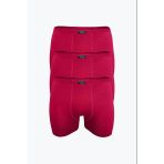 Anıt Erkek Ince Belli Bambu Likralı Boxer 1273 - 9 Adet - Bordo - 2XL