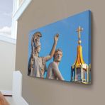 Anıt-Mimari-Heykel-Yunan Tanrıları-Mitoloji-Sanat Eseri 70x100cm Dekoratif Kanvas Tablo