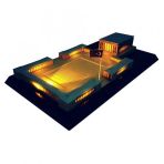 Anıtkabir Maketi Monte Led Işıklı 28X16x6 Cm