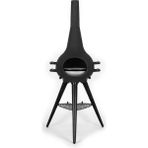 Aniva Cosa Siyah Uzun Metal Ayaklı Barbekü