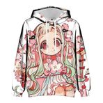 Anjinguang Tip 3 Hanako Kun Yugi Amane Beyaz Renk 3D Baskılı Unisex Sweatshirt