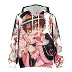 Anjinguang Tip 4 Hanako Kun Yugi Amane Renkli 3D Baskılı Unisex Sweatshirt