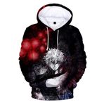 Anjinguang Üniseks Anime Hoodie,Sakata Gintoki/Kagura Sweatwear,Karikatür Kazak Kapüşonlu Cosplay Hoodie Kostüm Gündelik Spor Uzun Kollu Sweatshirt Hayranlar için Hediyeler, tip 6, M