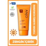 ANJO PROFESSIONAL Günlük Kullanıma Uygun Gözenek Karşıtı Nemlendirici Fiziksel Kore Güneş Kremi Spf 50 Pa 70g Ikore