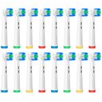 AnjoCare Oral B için 16 Paket Yedek Fırça Başlıkları, Braun Diş Fırçası ile Uyumlu, Pro1000/3000/5000/7000 Şarj Edilebilir Modeller için
