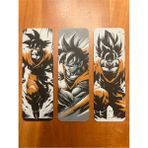 Anka Atölye Dragon Ball Goku Kitap Ayracı 3'lü Set - Anime Temalı Kitap Ayraç