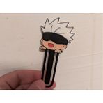 Anka Atölye Jujutsu Kaisen Sevimli Gojo Kitap Ayracı - 3D Baskı Anime Temalı Ayraç / Hediyelik Eşya