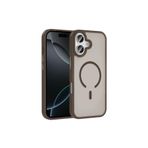 anka cep cep telefonu aksesuarları Apple iPhone 17 ile Uyumlu Mat Yüzey MagSafe Şarj Özellikli Silikon Kılıf Desert Titanyum, Zr-Sio-iPhone 17