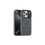 anka cep cep telefonu aksesuarları Apple iPhone 17 Pro ile Uyumlu Mat Yüzey Wireless Şarj Özellikli MagSafe Kılıf Desert Titanyum, Zr-Flet-iPhone 17 Pro