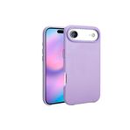 anka cep cep telefonu aksesuarları iPhone 17 Air ile Uyumlu MagSafe Şarj Özellikli PU Deri Görünümlü Lila Kılıf, Zr-Kupra-iPhone 17 Air