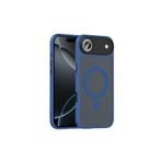 anka cep cep telefonu aksesuarları iPhone 17 Air ile Uyumlu Mat Lacivert Wireless Şarj Özellikli MagSafe Kılıf, Zr-Flet-iPhone 17 Air