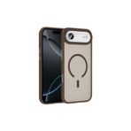 anka cep cep telefonu aksesuarları iPhone 17 Air ile Uyumlu Mat Yüzey MagSafe Şarj Özellikli Kılıf Desert Titanyum, Zr-Sio-iPhone 17 Air