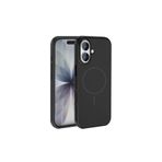anka cep cep telefonu aksesuarları iPhone 17 ile Uyumlu MagSafe Şarj Özellikli Metal Kamera Çerçeveli Silikon Kılıf - Siyah, Zr-Edi-iPhone 17
