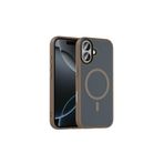 anka cep cep telefonu aksesuarları iPhone 17 ile Uyumlu Mat Yüzey Wireless Şarj Özellikli MagSafe Kılıf Desert Titanyum, Zr-Flet-iPhone 17