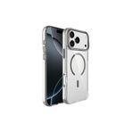 Anka Cep Cep Telefonu Aksesuarları iPhone 17 Pro -ile uyumlu- M-safe Şarj Özellikli Airbagli Kamera Standlı Azor Kapak Gri, ZR-Azor-iPhone 17 Pro Kılıf