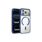 anka cep cep telefonu aksesuarları iPhone 17 Pro ile Uyumlu MgSafe Wireless Şarj Özellikli Silikon Kılıf - Lacivert, Zr-Ege-iPhone 17 Pro