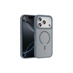 anka cep cep telefonu aksesuarları iPhone 17 Pro Max ile Uyumlu MagSafe Şarj Özellikli Mat Gri Kılıf, Zr-Sio-iPhone 17 Pro Max