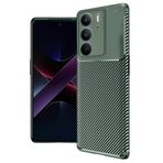 anka cep cep telefonu aksesuarları Realme C75 ile Uyumlu Auto Focus Karbon Görünümlü Silikon Kılıf - Yeşil, Karbon-Realme C75-Kılıf