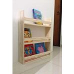 Anka Doğal Masif Ahşap Montessori Kitaplık