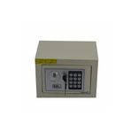 Anka Elektronik Şifreli Ve Kilitli Çelik Kutu Kasa 23x17 Krem Kasa115