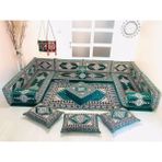Anka Group Kilim Desenli U Köşe 10CM - Mint - Renkli