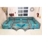 Anka Group Kilim Desenli U Köşe 10CM - Turkuaz - Renkli