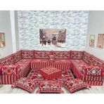 Anka Group Kilim Desenli U Köşe 40CM - Kahverengi - Renkli