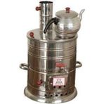 Anka Odunlu 2Demlikli 20Litre Paslanmaz Semaver