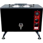 Anka Pro Elektrikli Full Otomatik Çay Kazanı 2 Demlikli 20 Litre Siyah