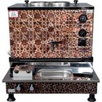 Anka Pro Plus Otomatik Çay Kazanı, 2 Demlikli, 20 Litre, Bakır, Elektrikli,Gazlı