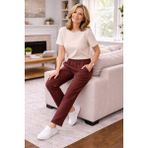 Anka stil bayan pantolon - Bordo