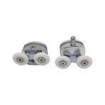 ANKA04-K2 Duşakabin Oval Paslanmaz Metal 22 mm 1 Alt 1 Üst Rulmanı