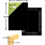 AnkaArt Siyah Astarlı Tuval 60 x 80 - Sienna