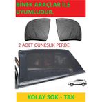 Ankaflex 2 Adet Oto Yan Cam Perdesi Araba Güneşliği Araba Cam Filmi Örtüsü Anne Bebek Emzirme Kılıfı Araç Güneşlik - Siyah