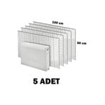 Ankaflex 5 Adet Petek Radyatör Arkası Folyo Plaka Kalorifer Soba Arkalığı Alüminyum Isı Yalıtım Folyosu 3838060000094