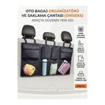 Ankaflex Araba Araç Içi Oto Koltuk Arkası Düzenleyici Çanta Eşya Alet Çantası Araç Bagaj Organizeri - WA4418