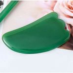 Ankaflex Aventurin Gua Sha Yüz Vücut Masaj Taşı Doğal Taş Cilt Bakımı