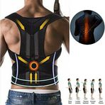 Ankaflex-Erkek Bel Kemeri Balenli Spor Korse Dik Duruş Korsesi Çift Balenli Bel Omuz Sırt Desteği Korse
