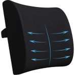 Ankaflex Lüx Visco Ortopedik Bel Sırt Minderi Sandalye Ofis Bel Minderi - 10 x 30 cm - 10 x 43 cm