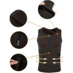 Ankaflex New Style Erkek 3 Kat Fazla Terleme Vücut Şekillendirici Bel Destekli Sauna Korse Termoform Fitness Yeleği M-L-XL Beden Uyumlu