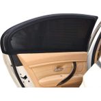 Ankaflex Oto Yan Cam Güneş Engelleyici Perde Araç Arka Güneşlik Araba Arka Koltuk Bebek Emzirme Örtüsü - 1 Adet - Siyah
